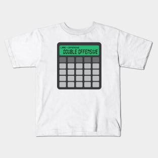 The Office – Lame Plus Offensive Equals Double Offensive Calculator Toby Flenderson Michael Scott Kids T-Shirt